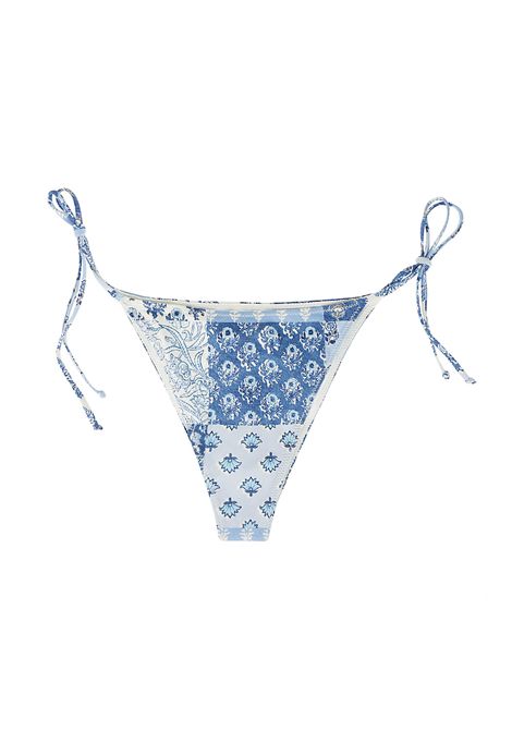 Costume donna Marielle MC2 Saint Barth 01021H Bianco fantasia laccetti regolabili MC2 SAINT BARTH | Costumi | MARIELLE01021H3161